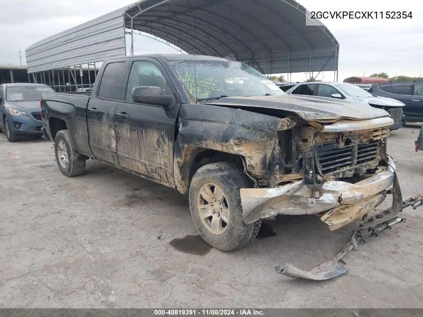 2019 Chevrolet Silverado 1500 Ld Lt VIN: 2GCVKPECXK1152354 Lot: 40819391