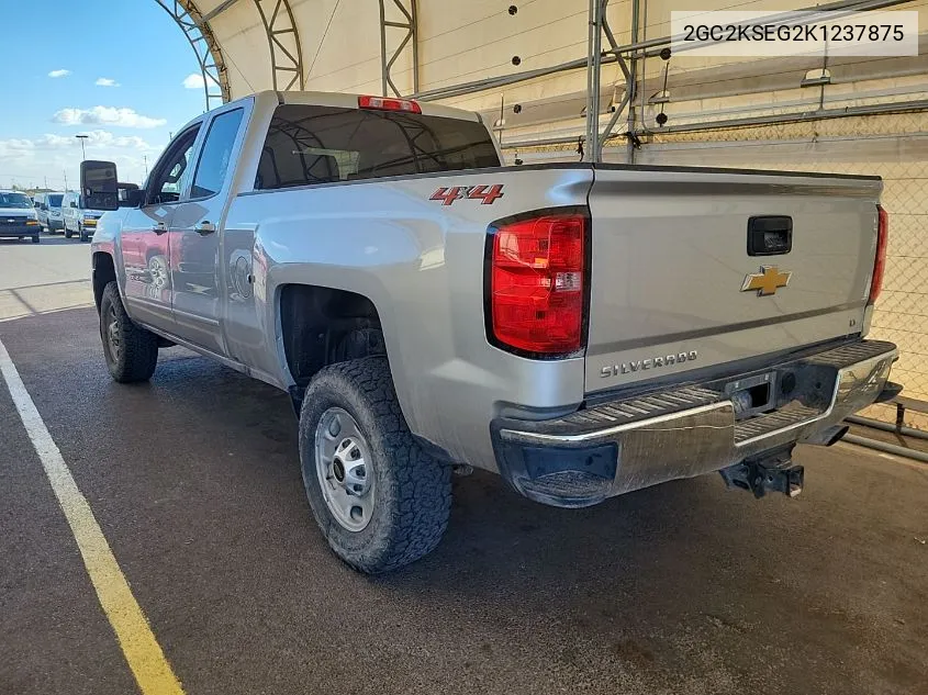 2019 Chevrolet Silverado K2500 Heavy Duty Lt VIN: 2GC2KSEG2K1237875 Lot: 40823183