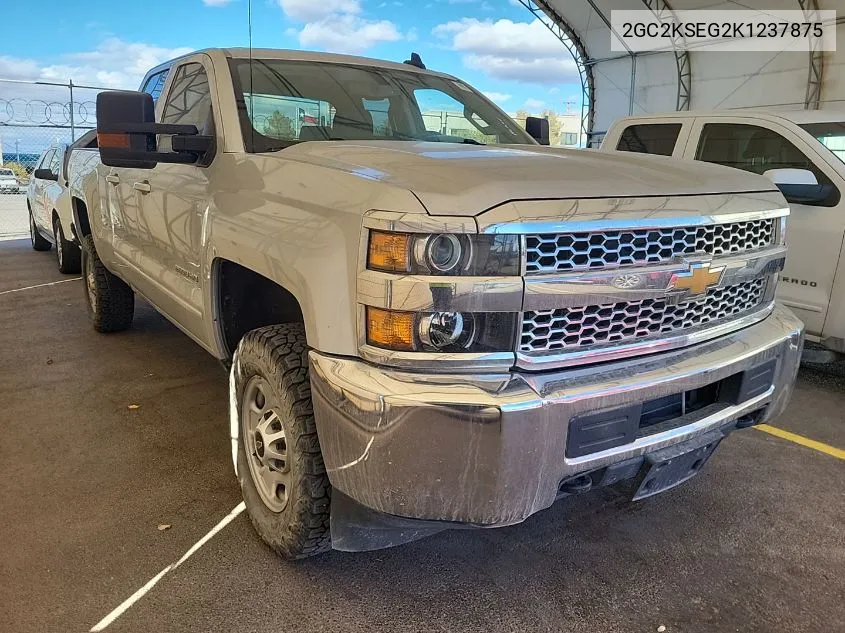 2019 Chevrolet Silverado K2500 Heavy Duty Lt VIN: 2GC2KSEG2K1237875 Lot: 40823183