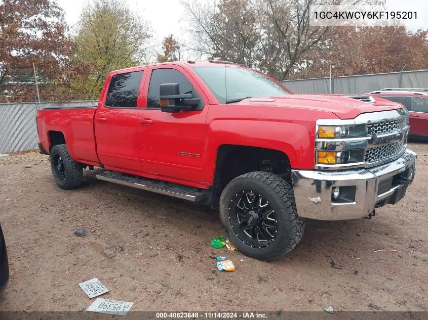 2019 Chevrolet Silverado 3500Hd Lt VIN: 1GC4KWCY6KF195201 Lot: 40823648