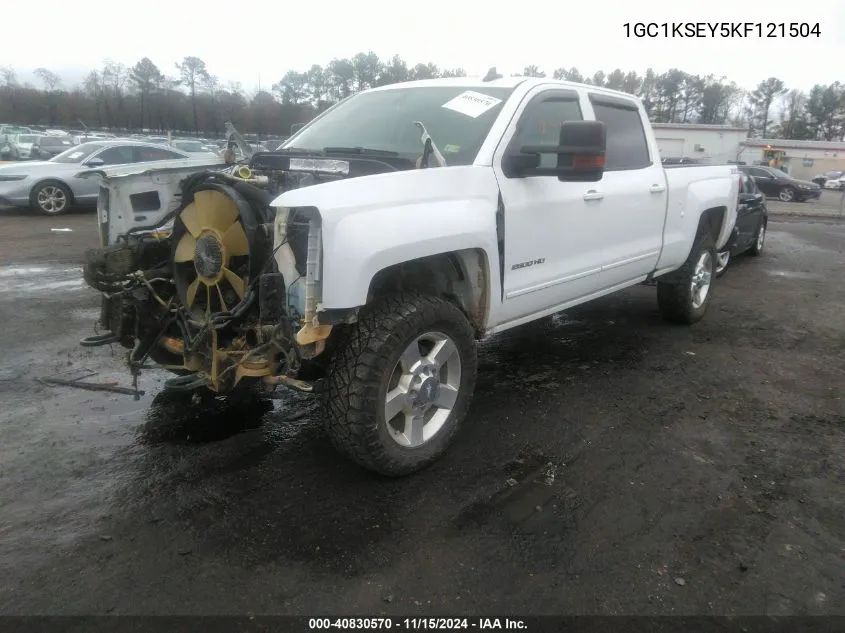 2019 Chevrolet Silverado 2500Hd Lt VIN: 1GC1KSEY5KF121504 Lot: 40830570