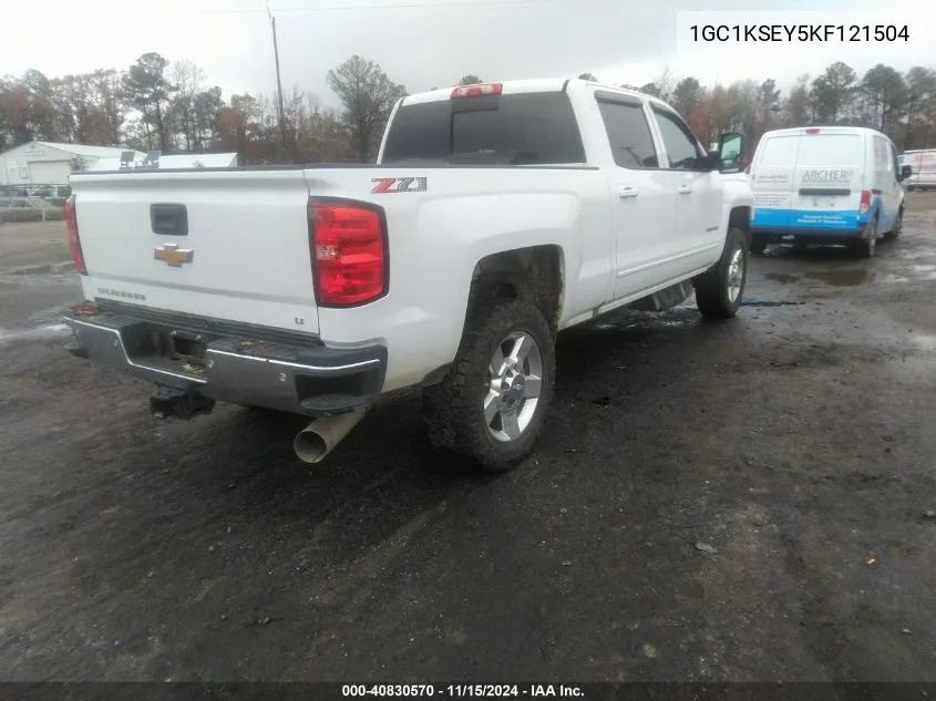 2019 Chevrolet Silverado 2500Hd Lt VIN: 1GC1KSEY5KF121504 Lot: 40830570