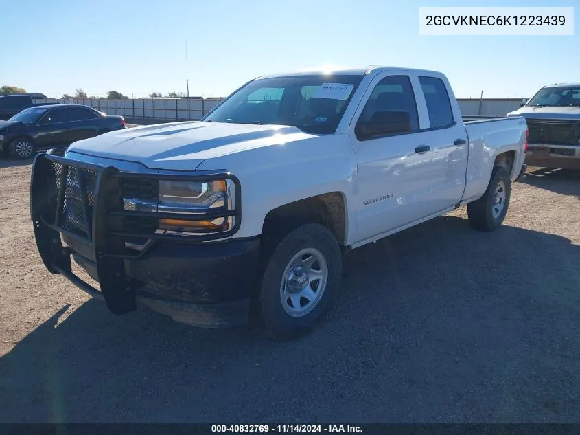 2019 Chevrolet Silverado 1500 Ld Wt VIN: 2GCVKNEC6K1223439 Lot: 40832769