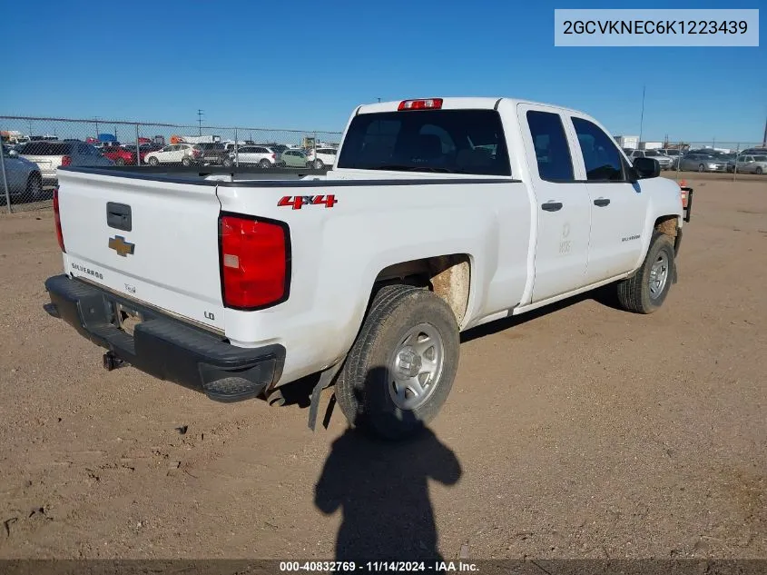 2019 Chevrolet Silverado 1500 Ld Wt VIN: 2GCVKNEC6K1223439 Lot: 40832769