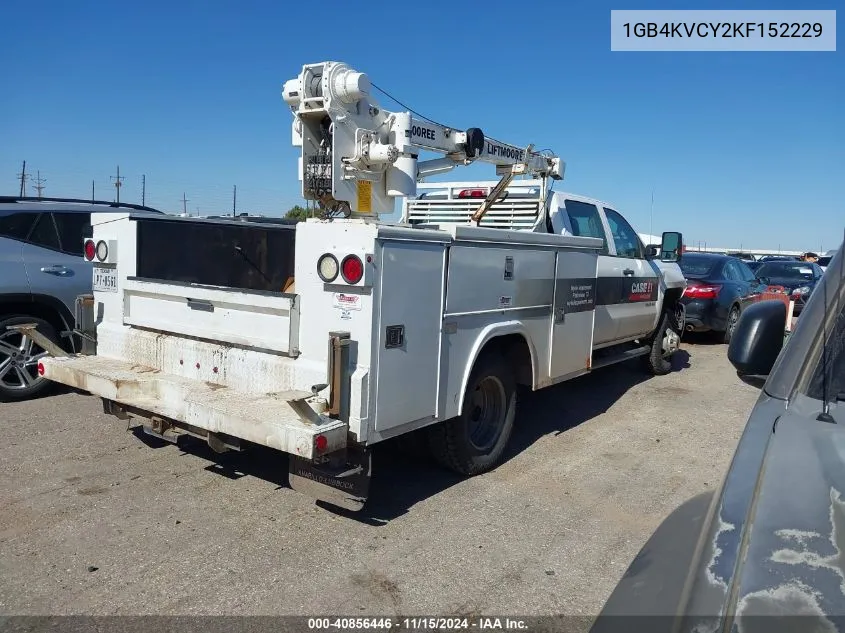 2019 Chevrolet Silverado 3500Hd Chassis Wt VIN: 1GB4KVCY2KF152229 Lot: 40856446