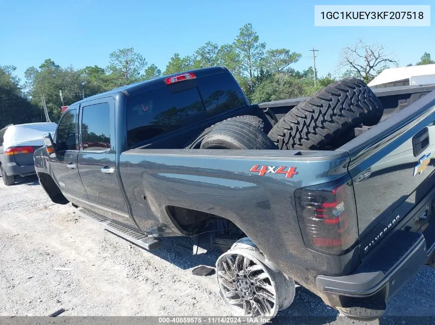 2019 Chevrolet Silverado 2500Hd High Country VIN: 1GC1KUEY3KF207518 Lot: 40859575