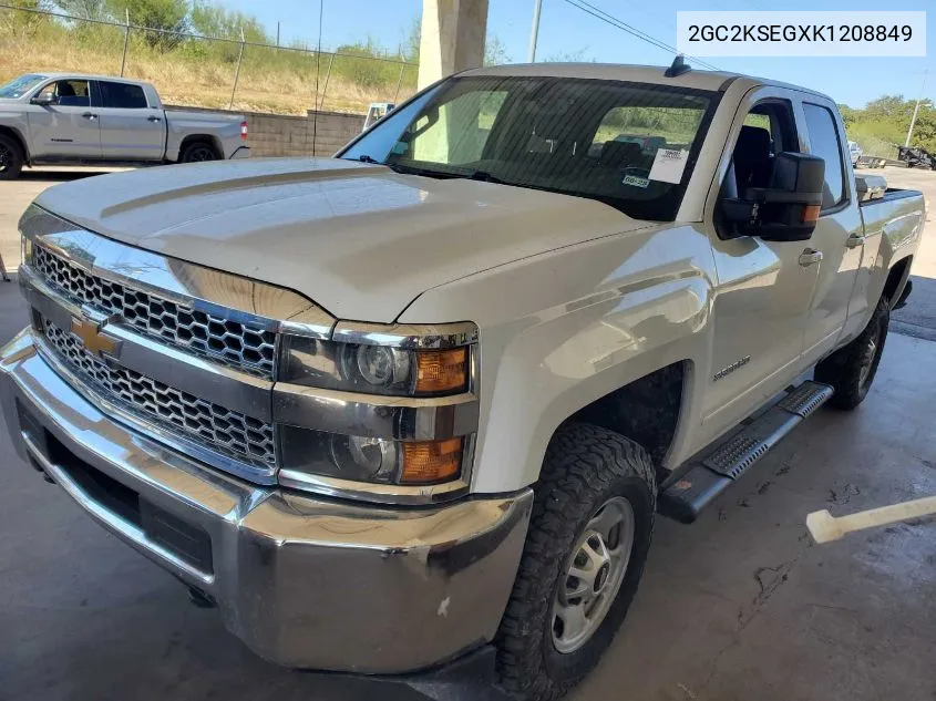 2019 Chevrolet Silverado K2500 Heavy Duty Lt VIN: 2GC2KSEGXK1208849 Lot: 40869789