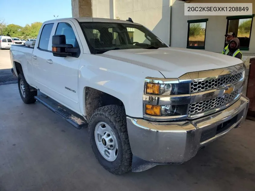 2019 Chevrolet Silverado K2500 Heavy Duty Lt VIN: 2GC2KSEGXK1208849 Lot: 40869789