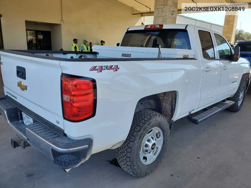 2019 Chevrolet Silverado K2500 Heavy Duty Lt VIN: 2GC2KSEGXK1208849 Lot: 40869789