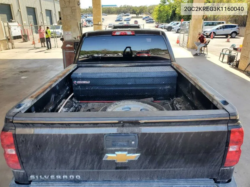 2019 Chevrolet Silverado K2500 Heavy Duty VIN: 2GC2KREG3K1160040 Lot: 40870102