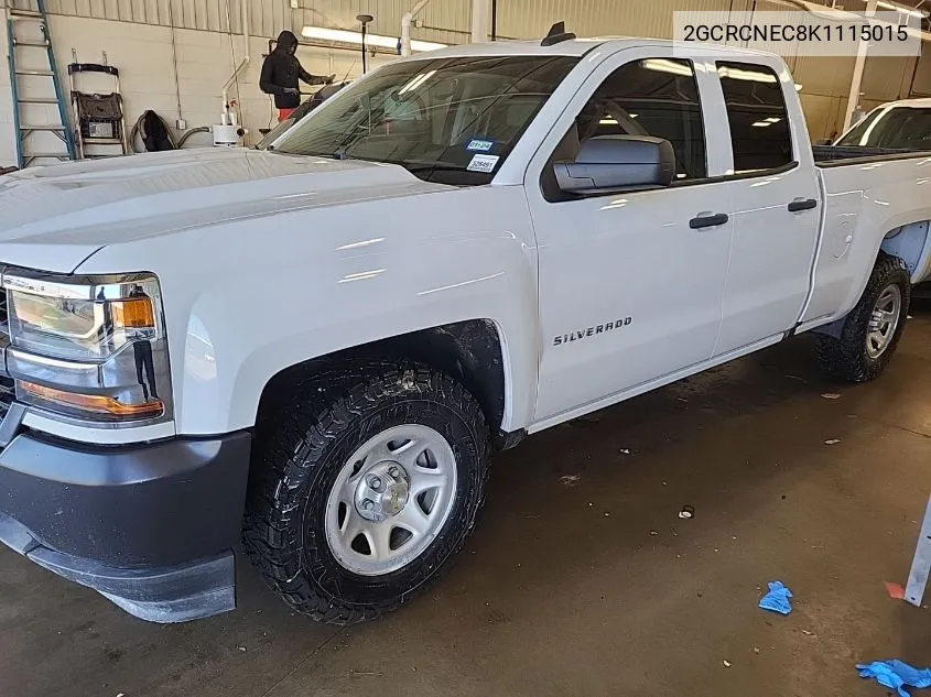 2019 Chevrolet Silverado Ld C1500 VIN: 2GCRCNEC8K1115015 Lot: 40887089