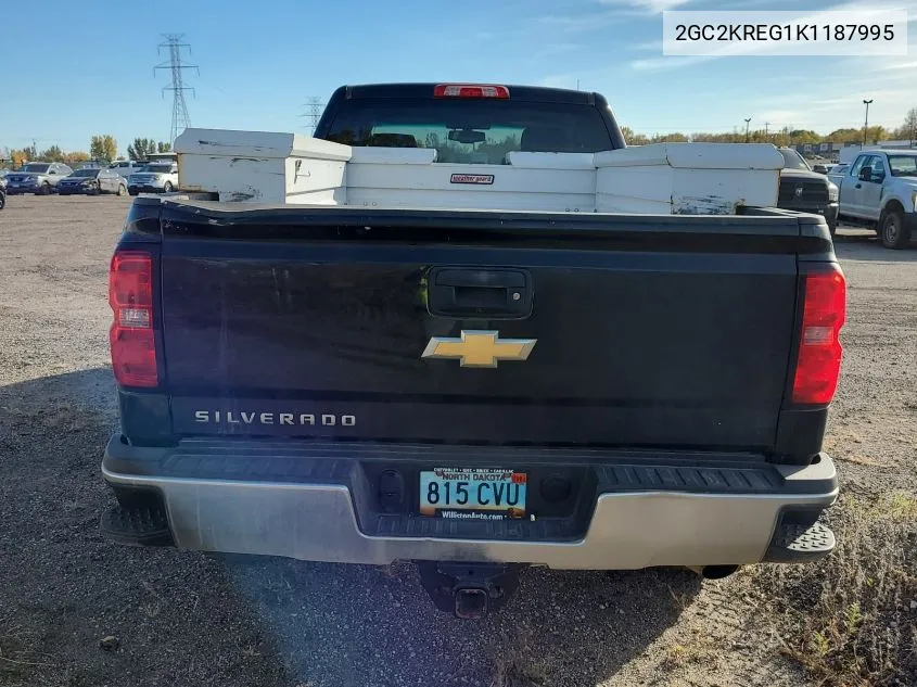 2019 Chevrolet Silverado 2500Hd Wt VIN: 2GC2KREG1K1187995 Lot: 40896945