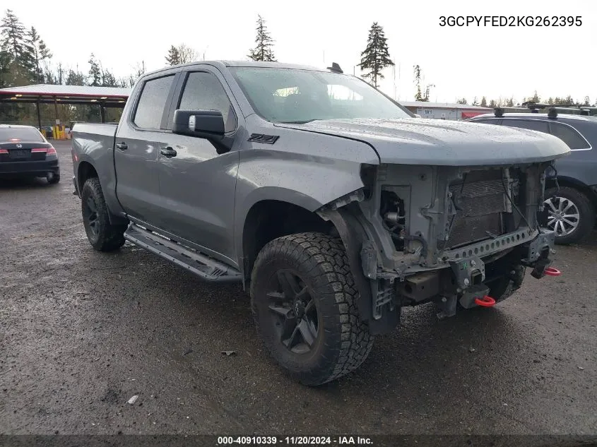 2019 Chevrolet Silverado 1500 Lt Trail Boss VIN: 3GCPYFED2KG262395 Lot: 40910339