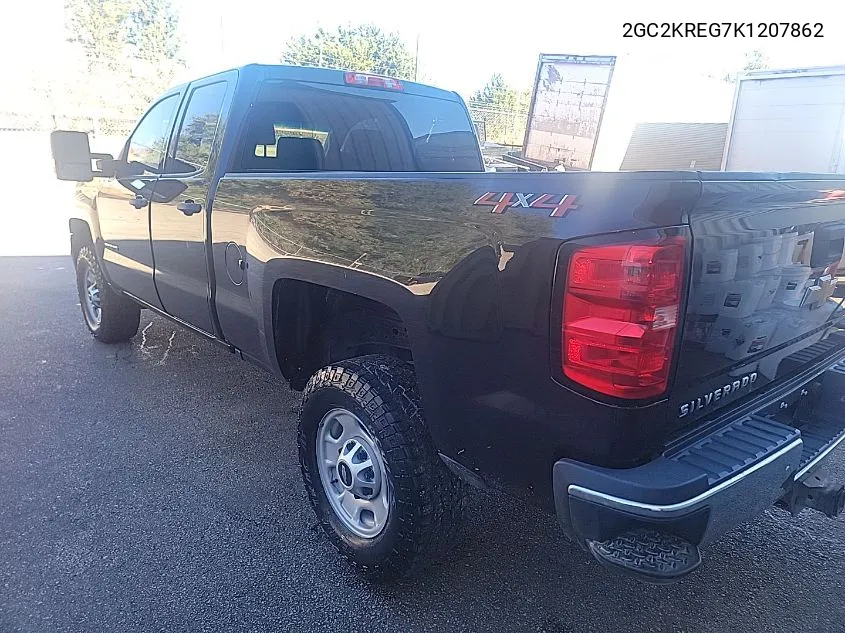 2019 Chevrolet Silverado K2500 Heavy Duty VIN: 2GC2KREG7K1207862 Lot: 40931252