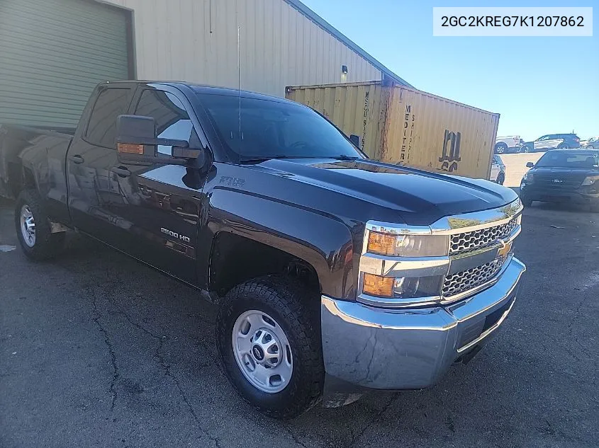 2019 Chevrolet Silverado K2500 Heavy Duty VIN: 2GC2KREG7K1207862 Lot: 40931252