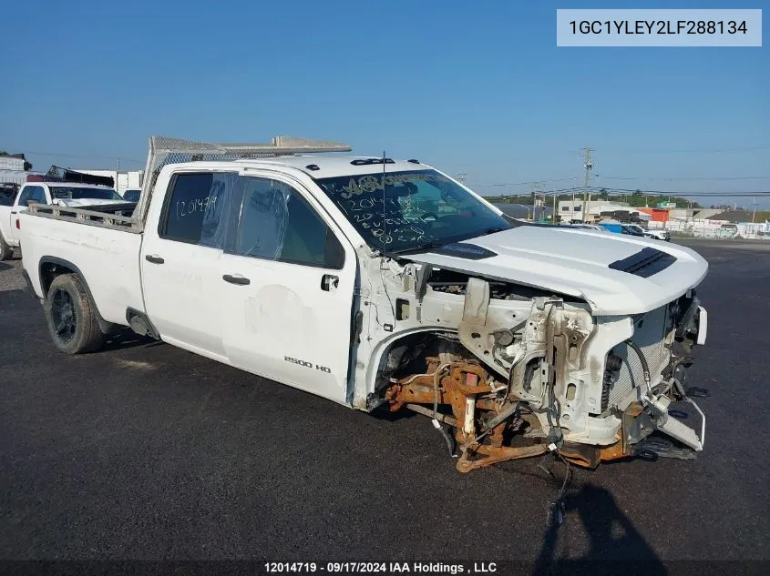 2020 Chevrolet Silverado 2500Hd VIN: 1GC1YLEY2LF288134 Lot: 12014719