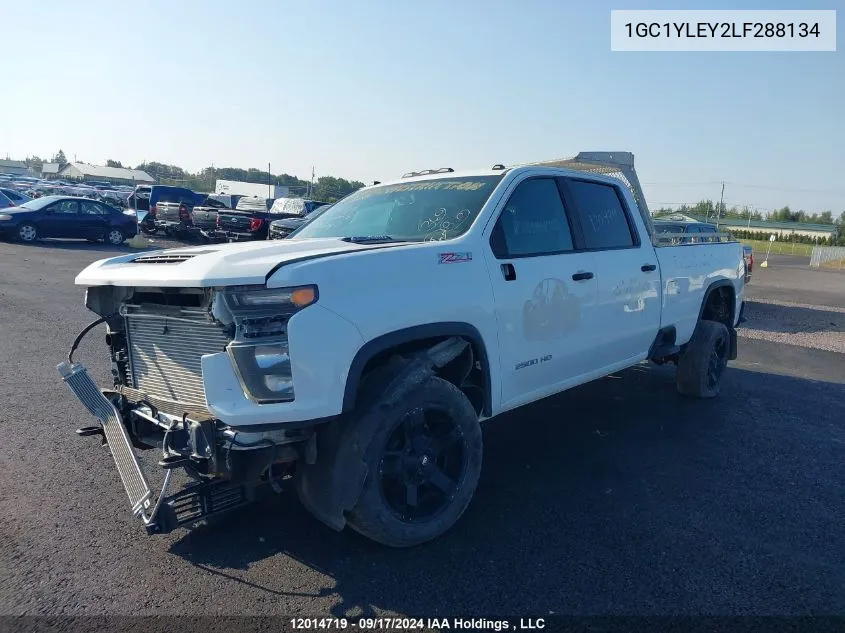 2020 Chevrolet Silverado 2500Hd VIN: 1GC1YLEY2LF288134 Lot: 12014719