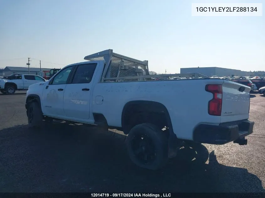 2020 Chevrolet Silverado 2500Hd VIN: 1GC1YLEY2LF288134 Lot: 12014719