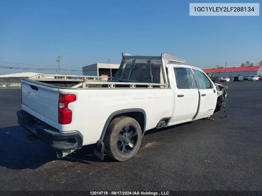 2020 Chevrolet Silverado 2500Hd VIN: 1GC1YLEY2LF288134 Lot: 12014719