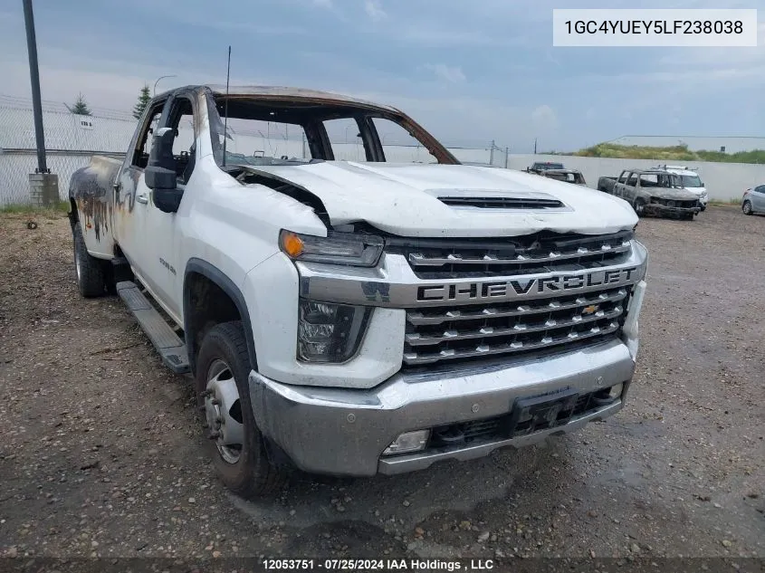 2020 Chevrolet Silverado 3500Hd VIN: 1GC4YUEY5LF238038 Lot: 12053751