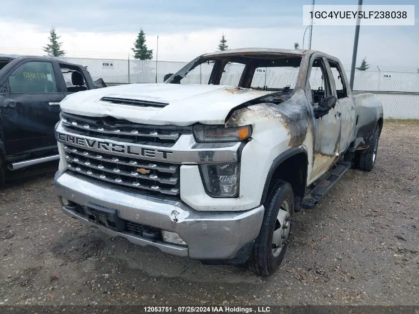 2020 Chevrolet Silverado 3500Hd VIN: 1GC4YUEY5LF238038 Lot: 12053751