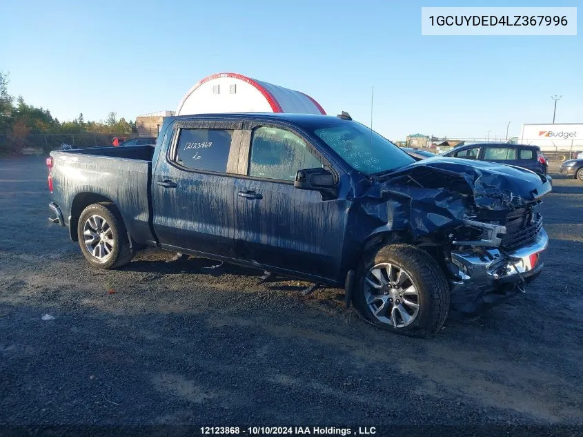 2020 Chevrolet Silverado 1500 VIN: 1GCUYDED4LZ367996 Lot: 12123868