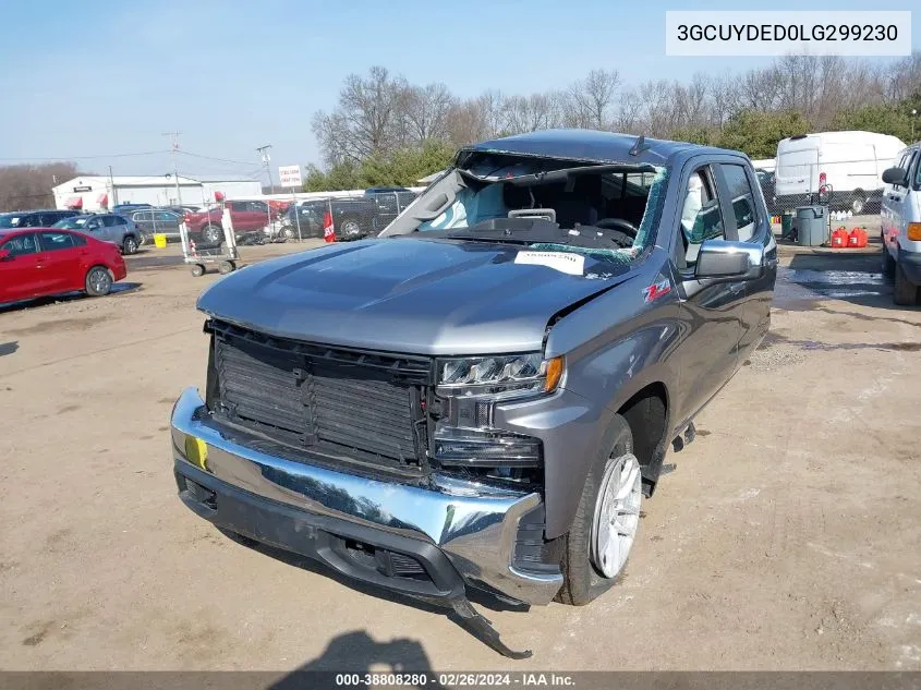 2020 Chevrolet Silverado 1500 4Wd Short Bed Lt VIN: 3GCUYDED0LG299230 Lot: 38808280