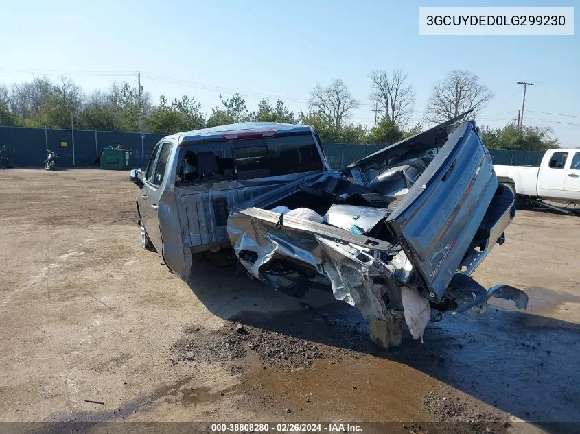 2020 Chevrolet Silverado 1500 4Wd Short Bed Lt VIN: 3GCUYDED0LG299230 Lot: 38808280