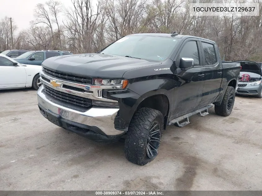 1GCUYDED3LZ129637 2020 Chevrolet Silverado 1500 4Wd Short Bed Lt