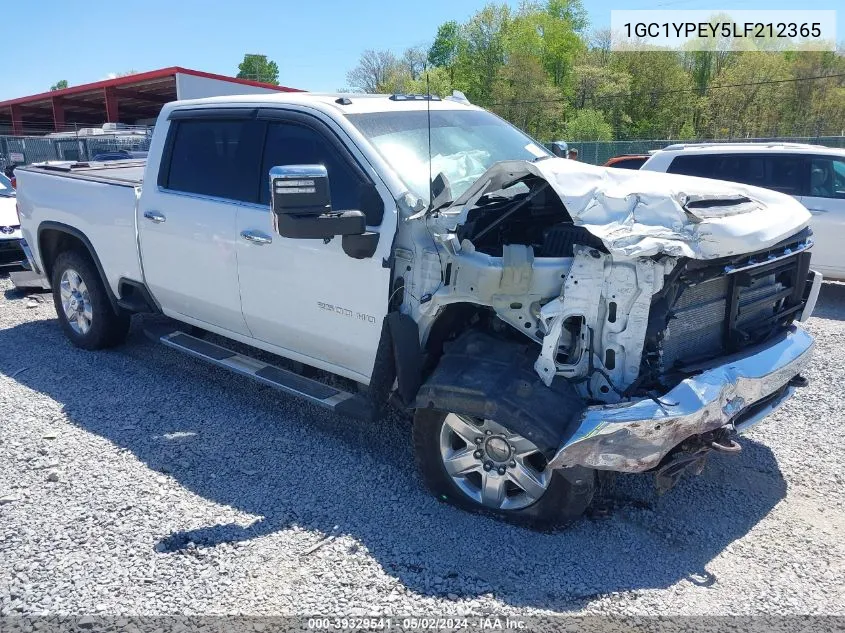 2020 Chevrolet Silverado 2500Hd 4Wd Standard Bed Ltz VIN: 1GC1YPEY5LF212365 Lot: 39329541