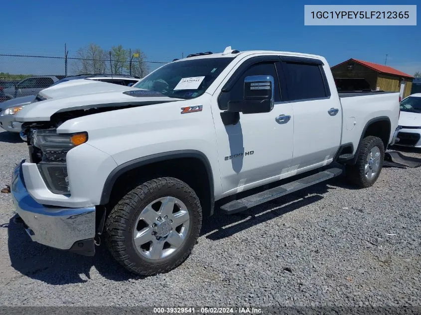 2020 Chevrolet Silverado 2500Hd 4Wd Standard Bed Ltz VIN: 1GC1YPEY5LF212365 Lot: 39329541