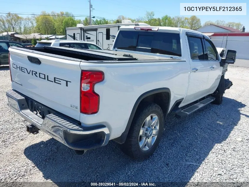 2020 Chevrolet Silverado 2500Hd 4Wd Standard Bed Ltz VIN: 1GC1YPEY5LF212365 Lot: 39329541