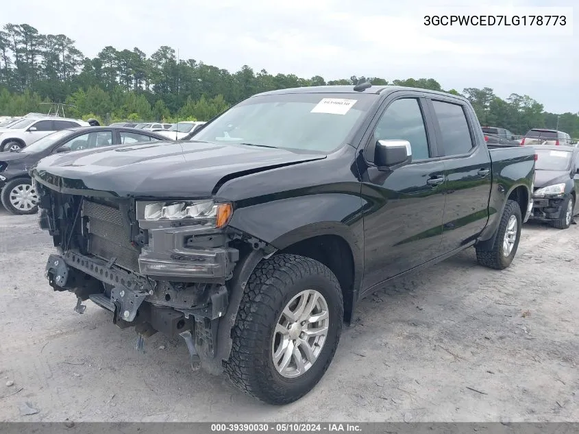 2020 Chevrolet Silverado 1500 2Wd Short Bed Lt VIN: 3GCPWCED7LG178773 Lot: 39390030