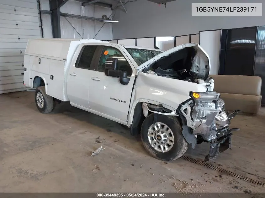 2020 Chevrolet Silverado 2500Hd 4Wd Double Cab Long Bed Lt VIN: 1GB5YNE74LF239171 Lot: 39448395