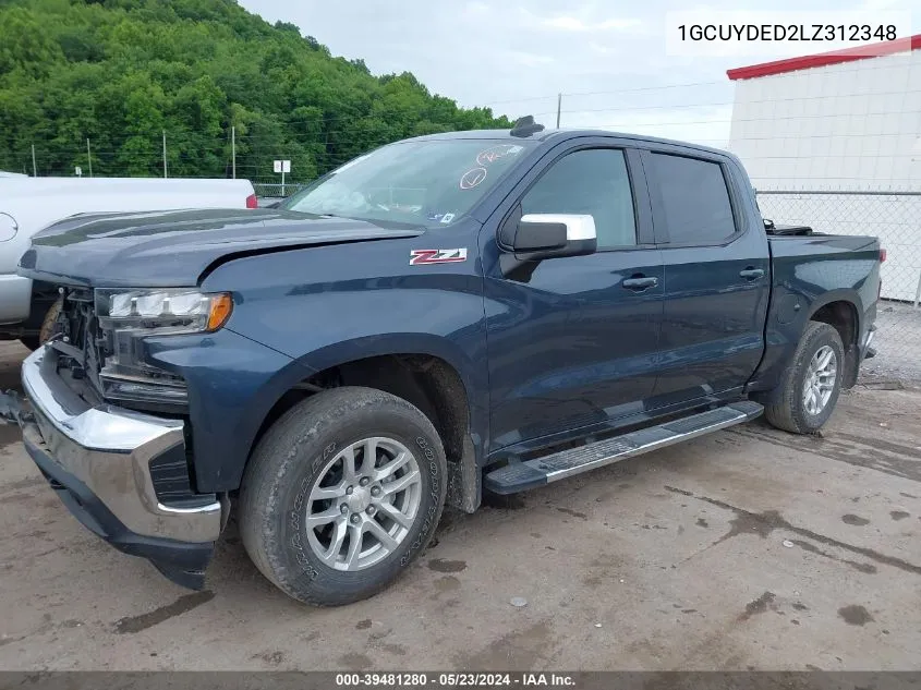 2020 Chevrolet Silverado 1500 4Wd Short Bed Lt VIN: 1GCUYDED2LZ312348 Lot: 39481280