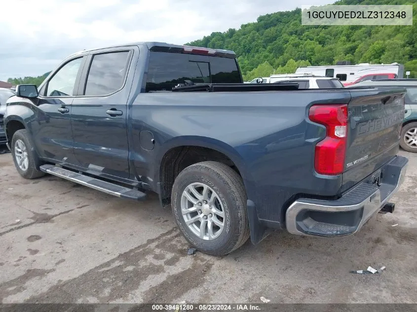 2020 Chevrolet Silverado 1500 4Wd Short Bed Lt VIN: 1GCUYDED2LZ312348 Lot: 39481280