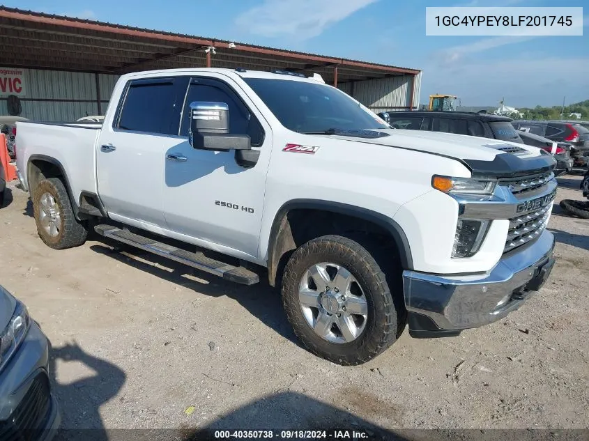 2020 Chevrolet Silverado 2500Hd K2500 Heavy Duty Ltz VIN: 1GC4YPEY8LF201745 Lot: 40350738