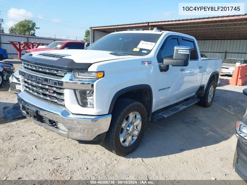 2020 Chevrolet Silverado 2500Hd K2500 Heavy Duty Ltz VIN: 1GC4YPEY8LF201745 Lot: 40350738