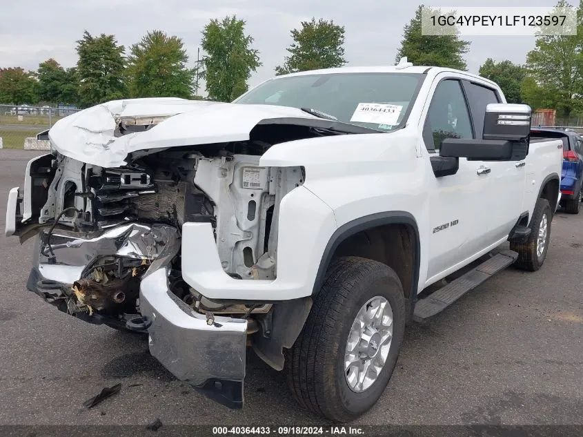 2020 Chevrolet Silverado 2500Hd K2500 Heavy Duty Ltz VIN: 1GC4YPEY1LF123597 Lot: 40364433