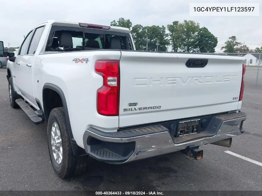 2020 Chevrolet Silverado 2500Hd K2500 Heavy Duty Ltz VIN: 1GC4YPEY1LF123597 Lot: 40364433