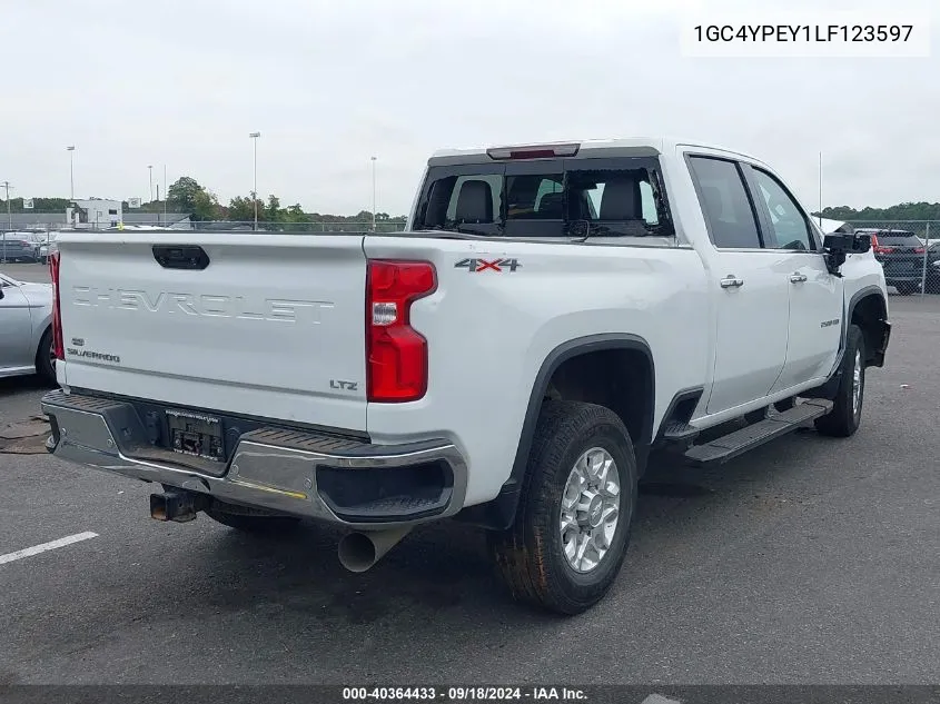 2020 Chevrolet Silverado 2500Hd K2500 Heavy Duty Ltz VIN: 1GC4YPEY1LF123597 Lot: 40364433