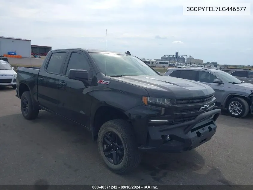 2020 Chevrolet Silverado 1500 4Wd Short Bed Lt Trail Boss VIN: 3GCPYFEL7LG446577 Lot: 40371242