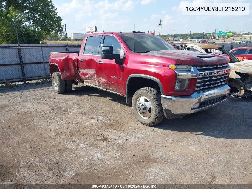 2020 Chevrolet Silverado 3500Hd 4Wd Long Bed Ltz VIN: 1GC4YUEY8LF215210 Lot: 40375419