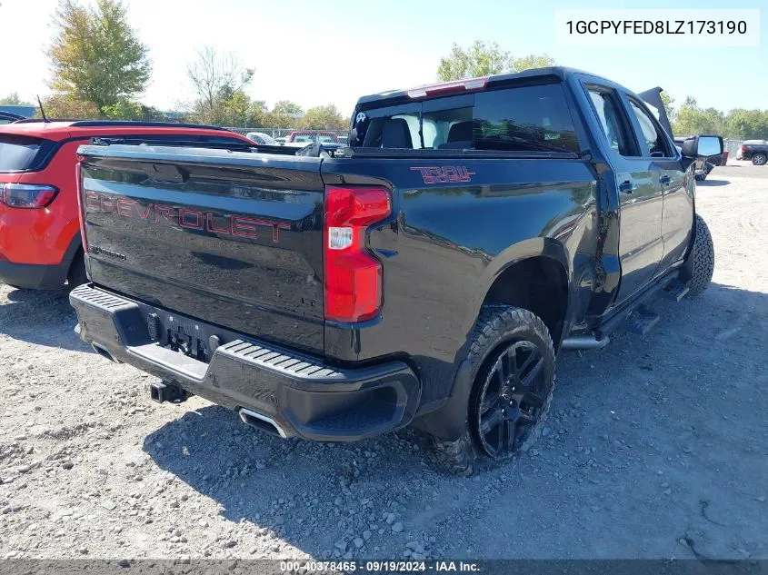 2020 Chevrolet Silverado 1500 4Wd Short Bed Lt Trail Boss VIN: 1GCPYFED8LZ173190 Lot: 40378465