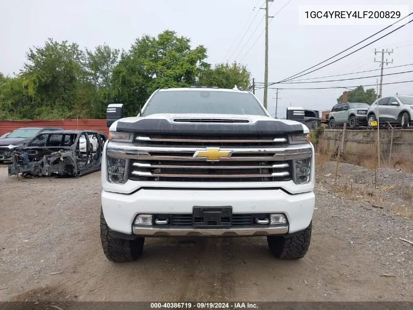 2020 Chevrolet Silverado 2500Hd 4Wd Long Bed High Country/4Wd Standard Bed High Country VIN: 1GC4YREY4LF200829 Lot: 40386719