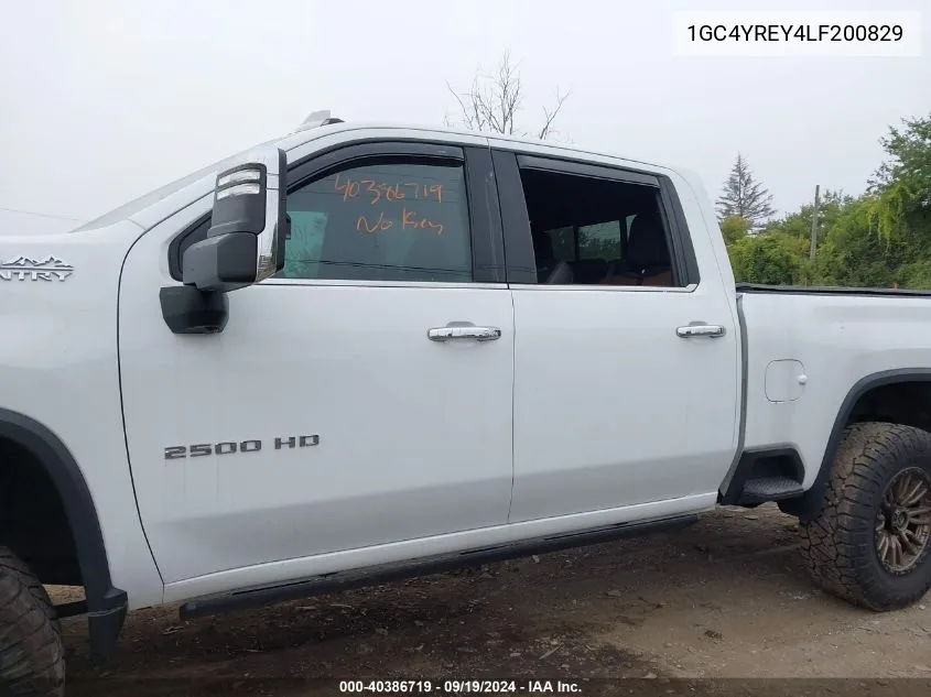 2020 Chevrolet Silverado 2500Hd 4Wd Long Bed High Country/4Wd Standard Bed High Country VIN: 1GC4YREY4LF200829 Lot: 40386719