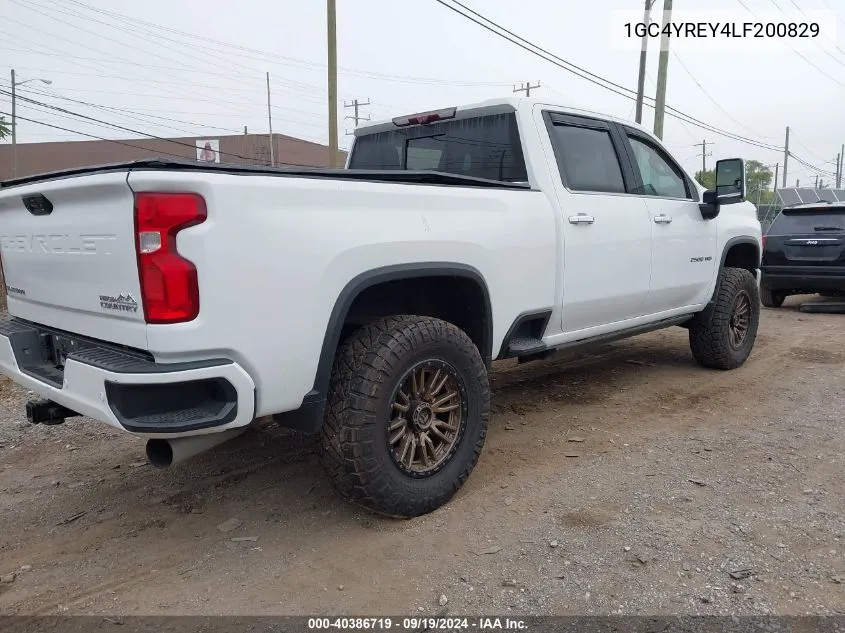 2020 Chevrolet Silverado 2500Hd 4Wd Long Bed High Country/4Wd Standard Bed High Country VIN: 1GC4YREY4LF200829 Lot: 40386719