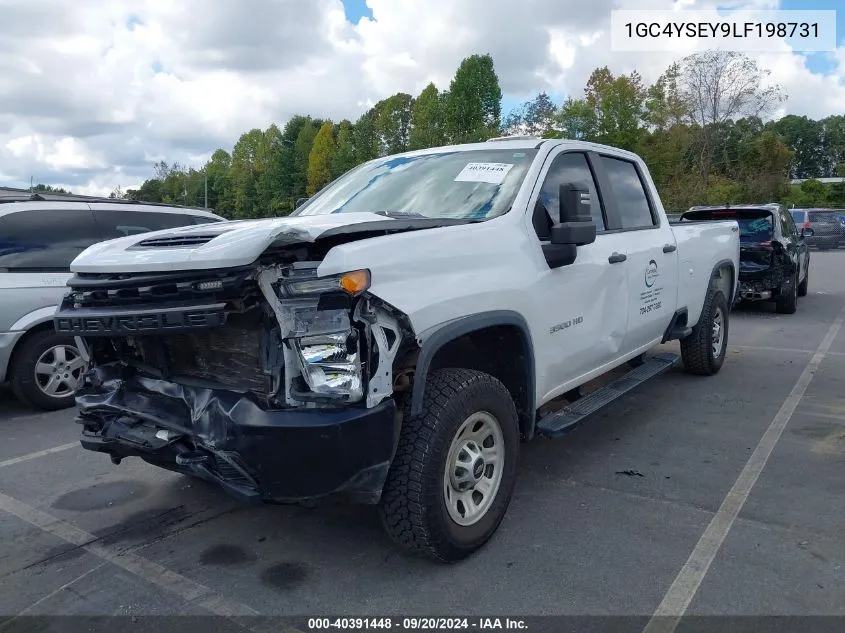 2020 Chevrolet Silverado 3500Hd 4Wd Long Bed Wt VIN: 1GC4YSEY9LF198731 Lot: 40391448