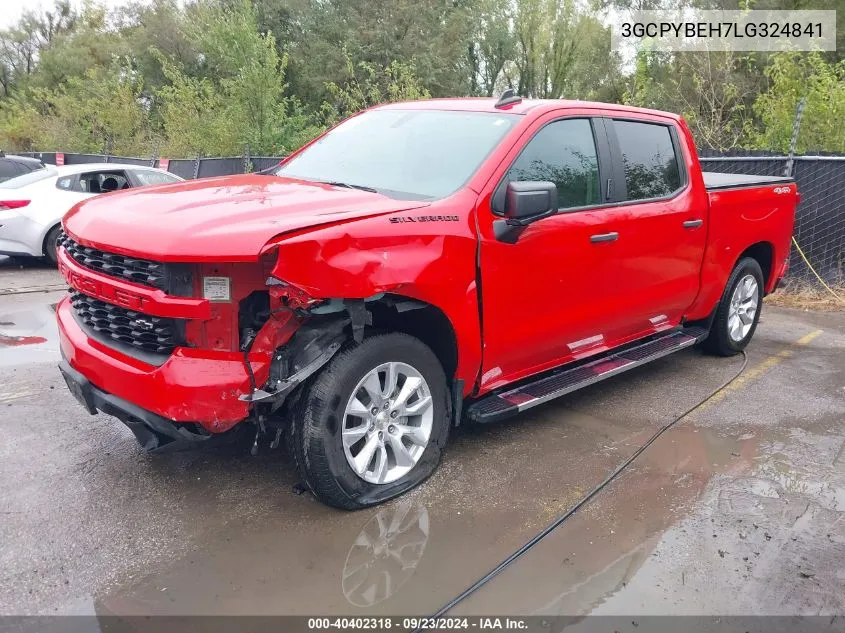 2020 Chevrolet Silverado 1500 4Wd Short Bed Custom VIN: 3GCPYBEH7LG324841 Lot: 40402318