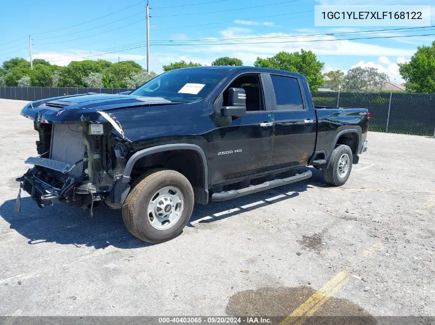 2020 Chevrolet Silverado 2500Hd 4Wd Standard Bed Wt VIN: 1GC1YLE7XLF168122 Lot: 40403065